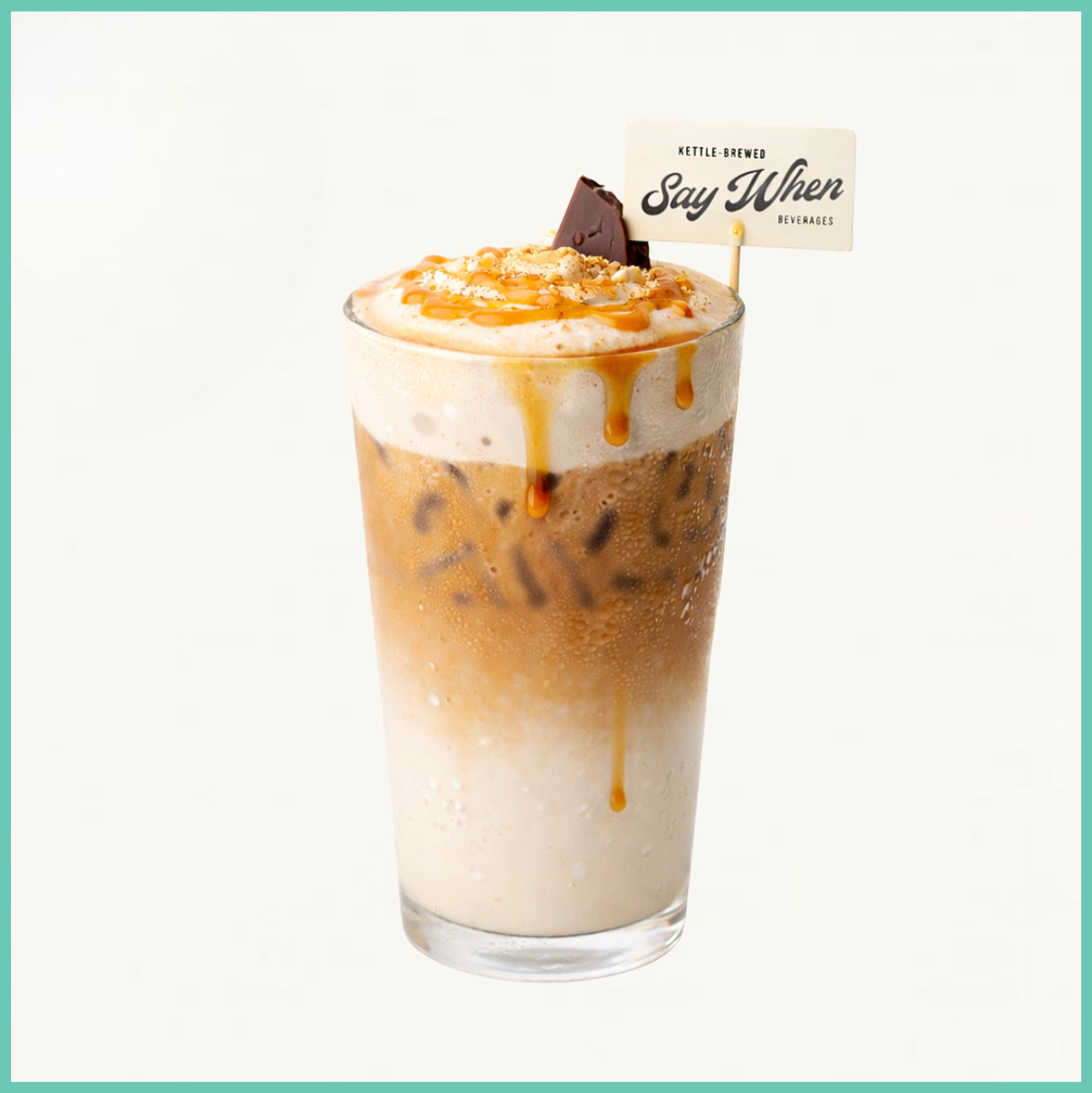 Toffee Cream Dirty Chai Latte