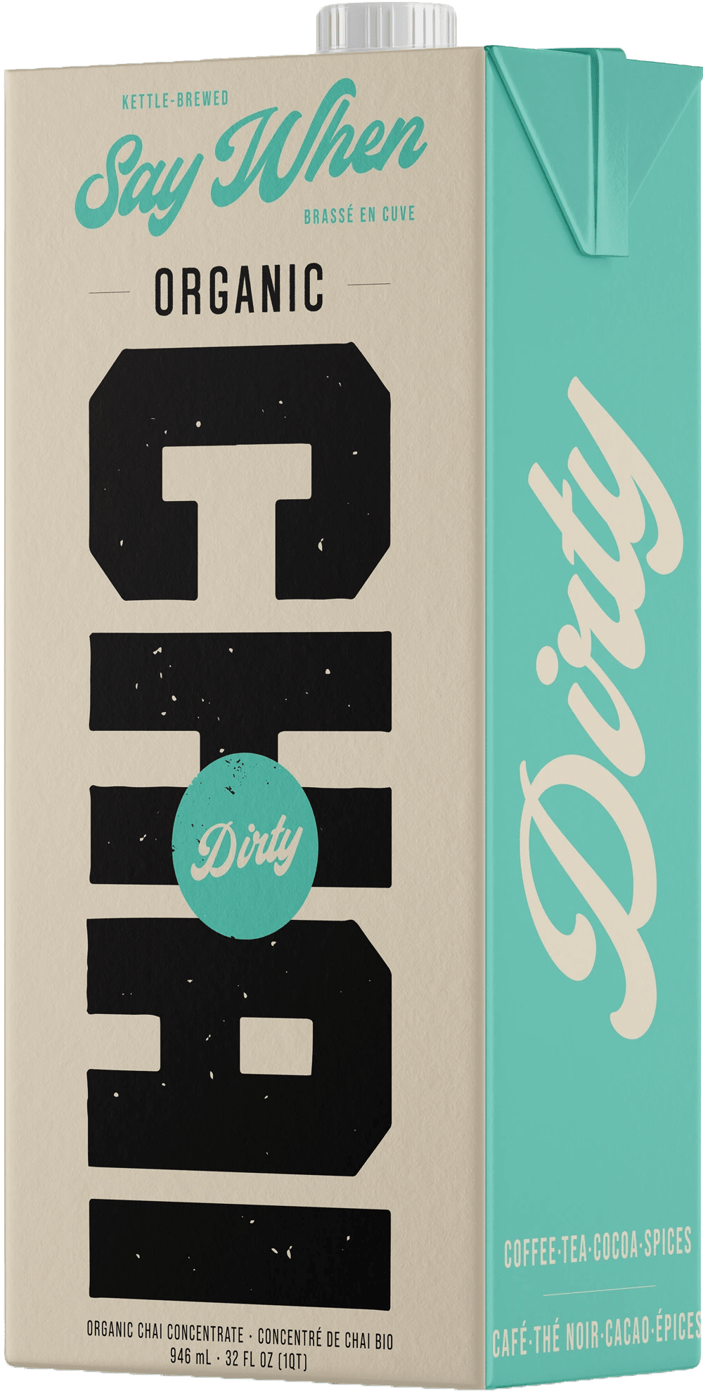 Organic Dirty Chai - Say When Beverages Inc.