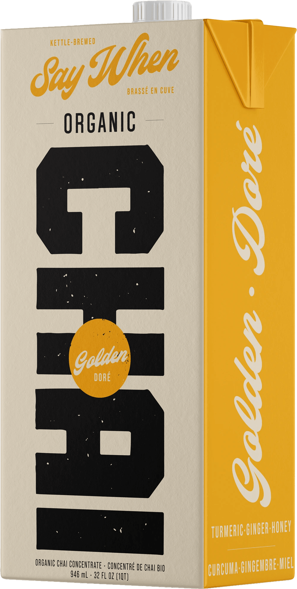 Organic Golden Chai - Say When Beverages Inc.