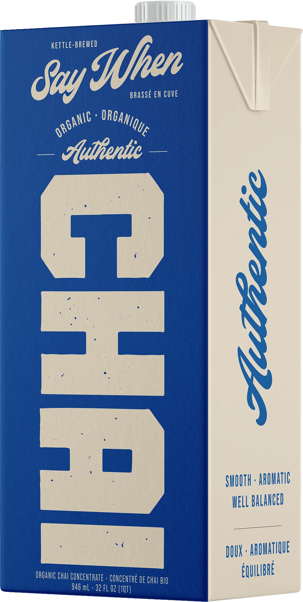 Organic Authentic Chai - Say When Beverages Inc.