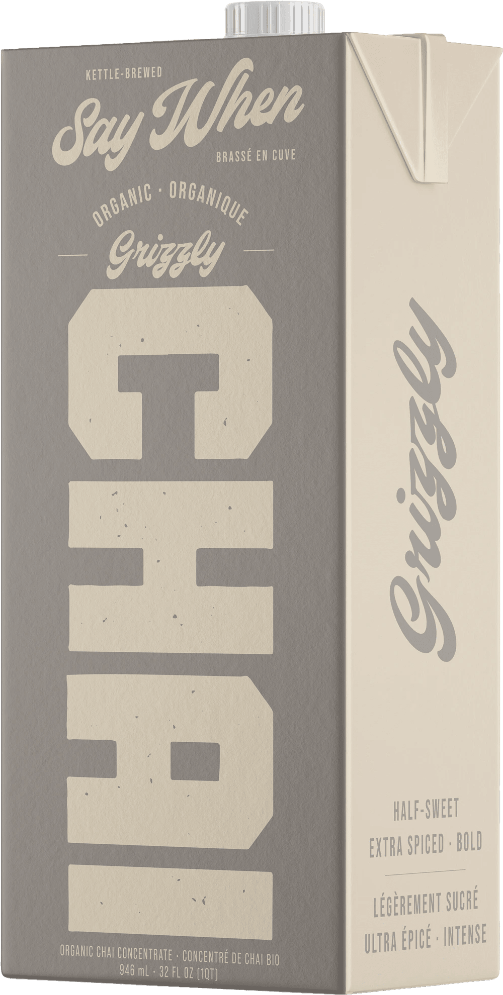Organic Grizzly Chai - Say When Beverages Inc.